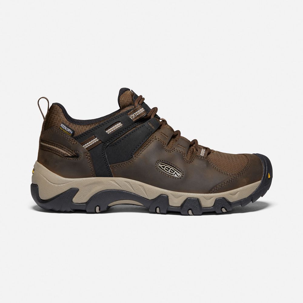 Keen Wandelschoenen Heren Bruin/Zwart - Steens Waterproof - 74581-MJQR